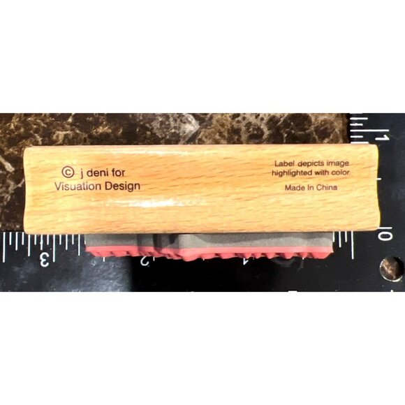 The Miracle Of Christmas Rubber Stamp By J Deni For Visuation Design - Picture 3 of 3